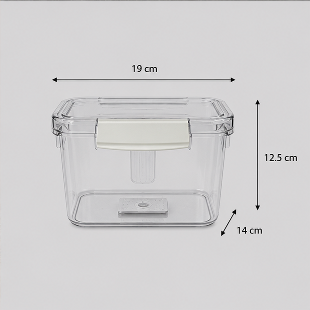 Airtight Container Transparent 1.75L (YM1813)