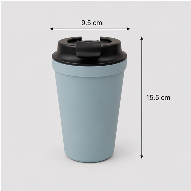 Insulated Coffee Tumbler Blue 340ML (YM2133)