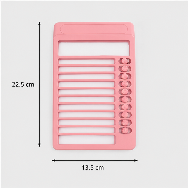 Daily Routine Planner Pink (YM1412)