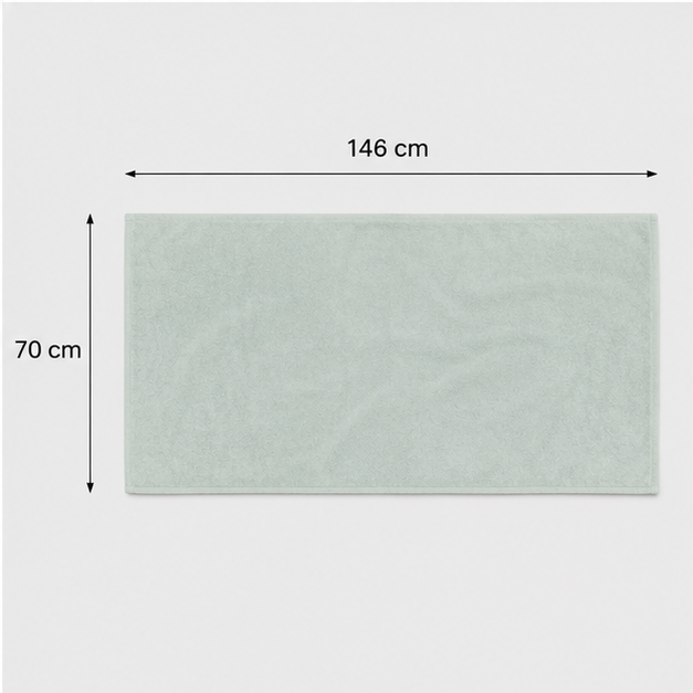 Premium Bath Towel Green (YM2643)