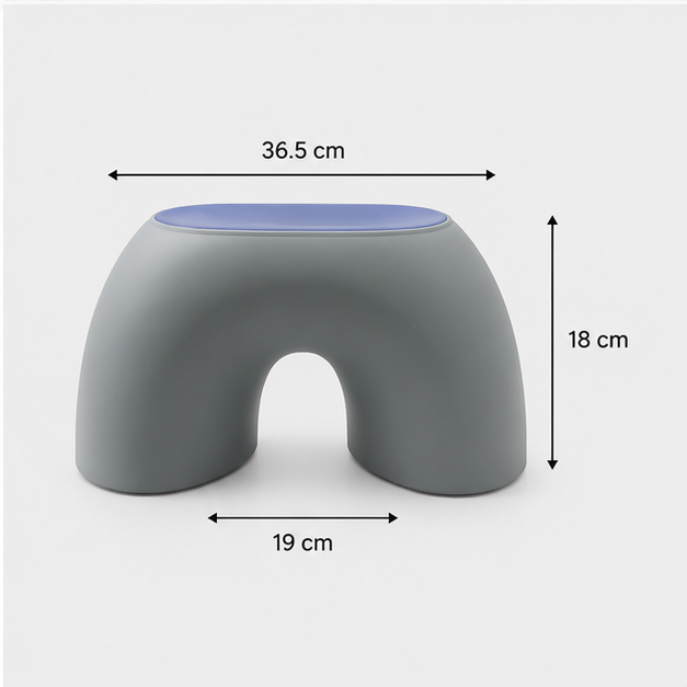 Blue Plastic Stool for Home, Kitchen and Everyday Use (YM1372)