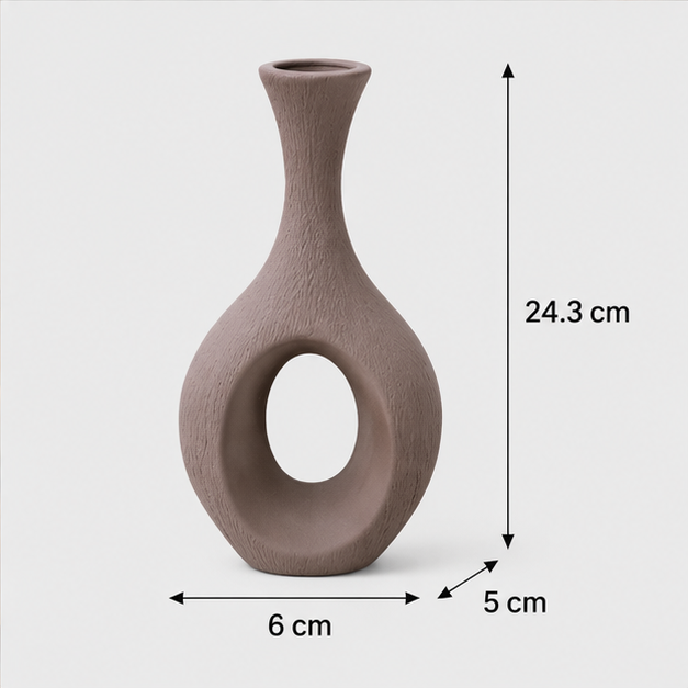 Modern Decorative Vase Brown (YM1106)