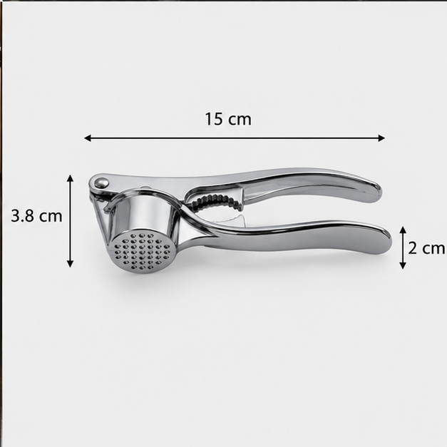 Stainless Steel Garlic Press Crusher Tool (YM1057)