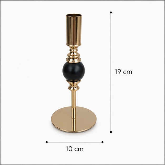 Dual-Tone Modern Candle Holder (YM1135)