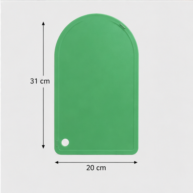 Plastic Chopping Board Green (YM1278)