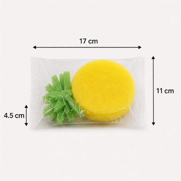 Pineapple Shape Bath Scrub Loofah (YM731)