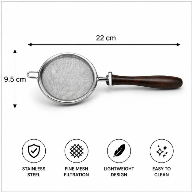 Stainless Steel Fine Mesh Strainer (YM213)
