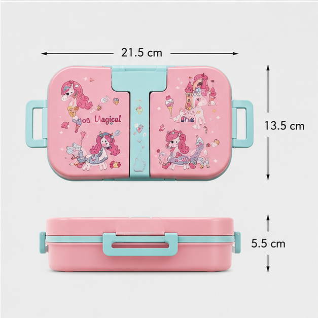Kids Lunch Box Pink 850ML (YM2500)