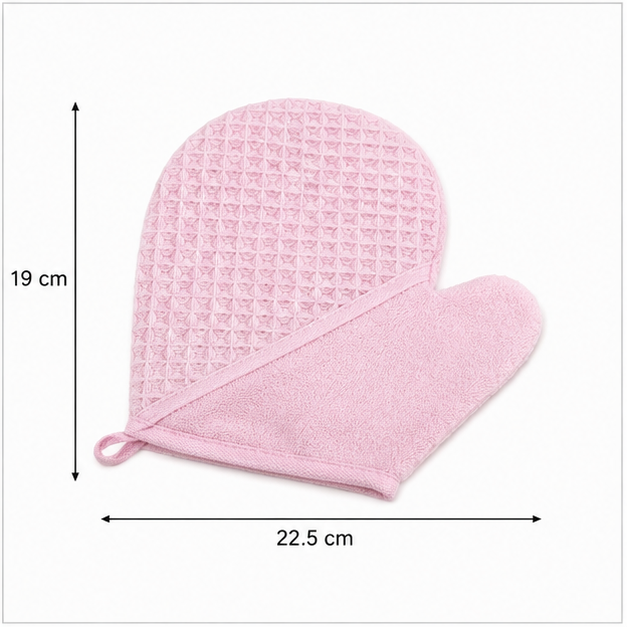 Pink Exfoliating Bath Scrub Glove (YM737)