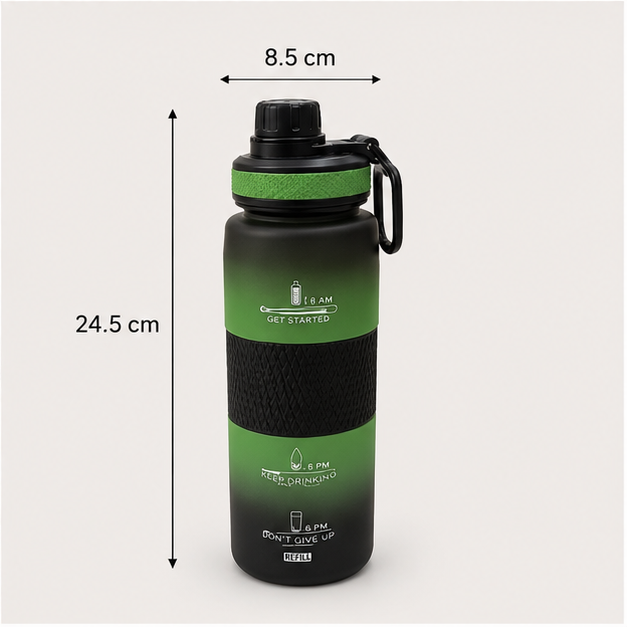 Green Plastic Sipper Bottle for Sports & Daily Hydration (YM2127)