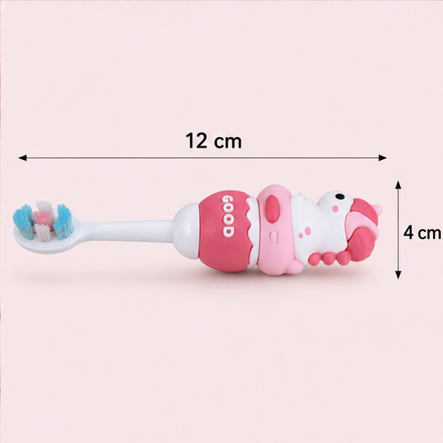 Kids Soft Bristle Toothbrush pink Unicorn Design (YM769)