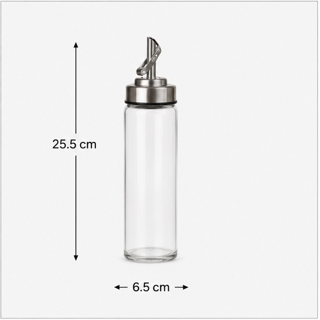 Glass Oil Dispenser Bottle with Pour Spout (YM056)