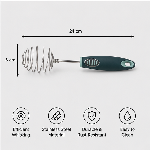Stainless Steel Spiral Whisker for Kitchen Mixing (YM091)