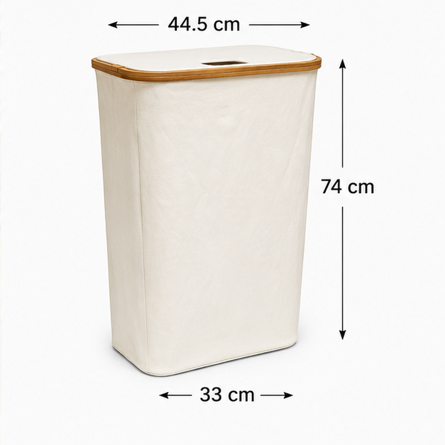 Laundry Basket White (YM1881)