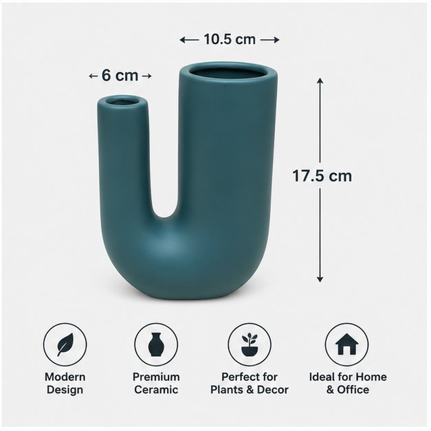 Modern Olive Ceramic Flower Vase (YM1360)