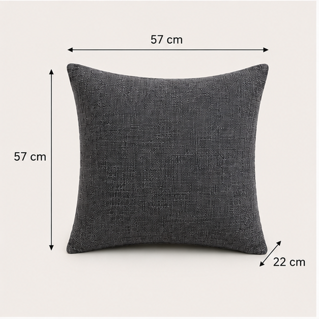 Dark Grey Foam Cushion for Sofa, Chair & Home Décor (YM1865)