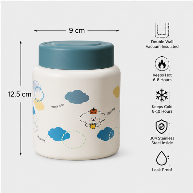 Vacuum Insulated Cup Blue 280ML (YM2503)