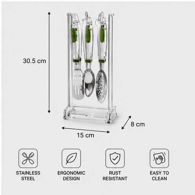 Kitchen Knife Set Mud Set of 6 (YM1085)