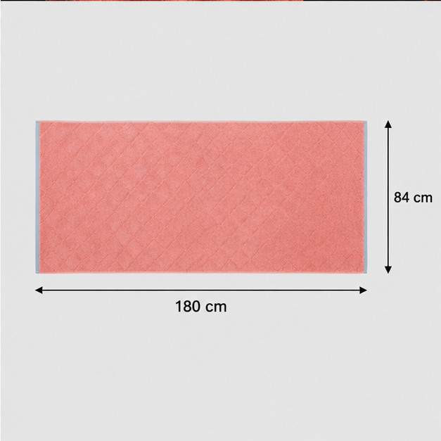 Soft Coral Bath Towel for Everyday Comfort & Quick Drying (YM1210)
