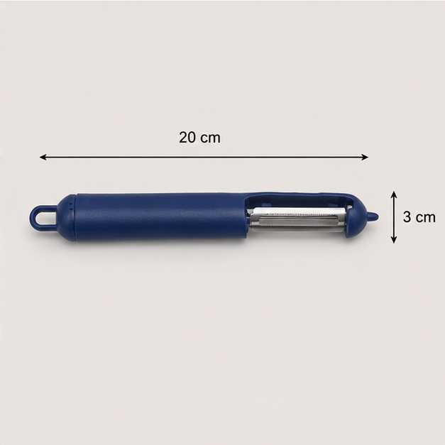 Blue Kitchen Peeler with Ergonomic Handle (YM1369)