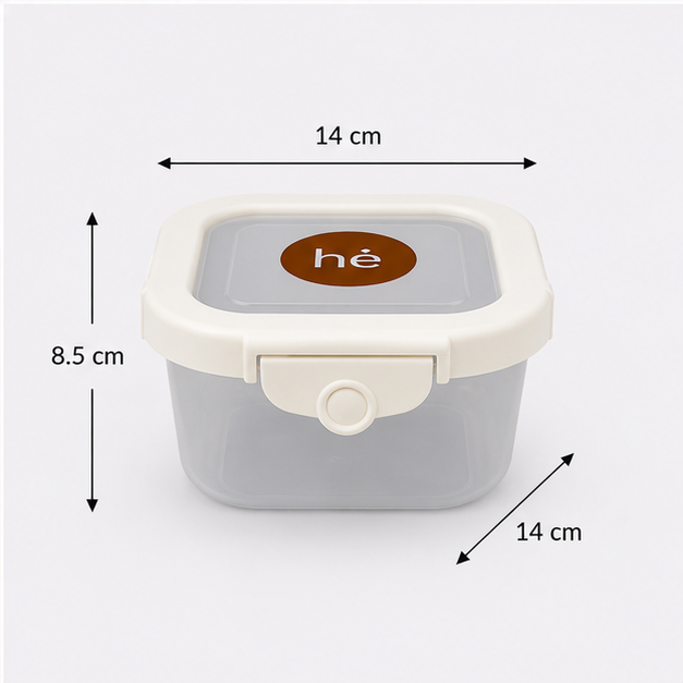 Food Container Transparent 830ML (YM1827)