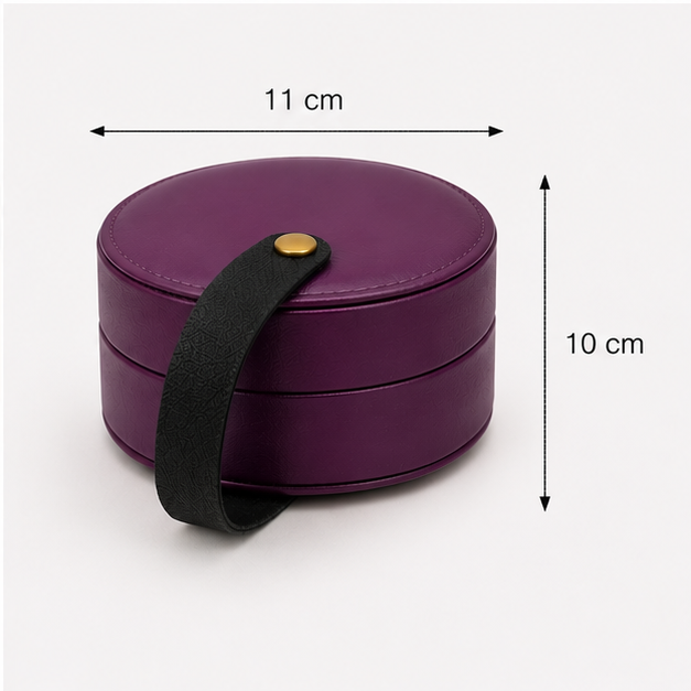 Purple Vanity Organizer Pouch for Makeup & Travel Storage (YM1439)