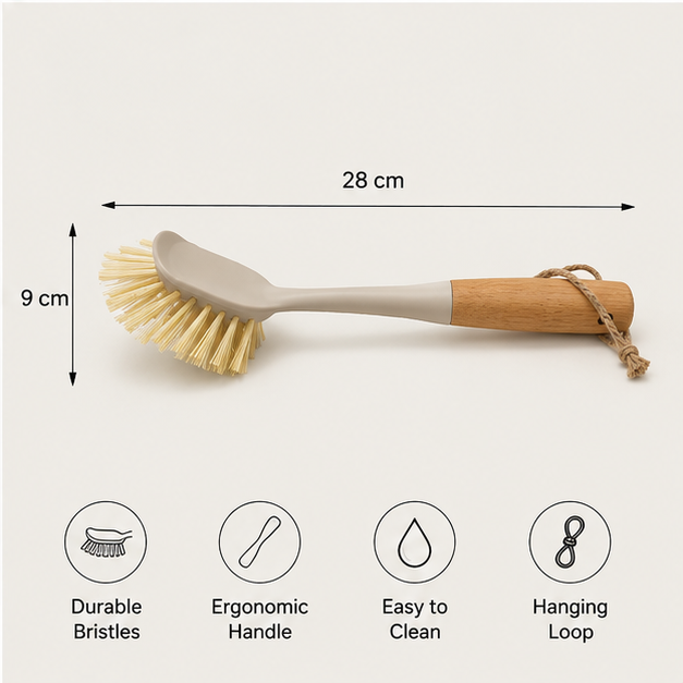 Handheld Cleaning Brush Beige (YM247)