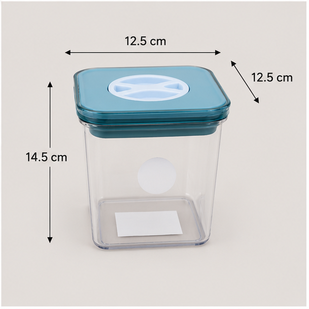 Blue Plastic Storage Container with Airtight Lid (YM2690)