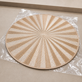 Round Woven Table Mat – Sunburst Design(YM2664)