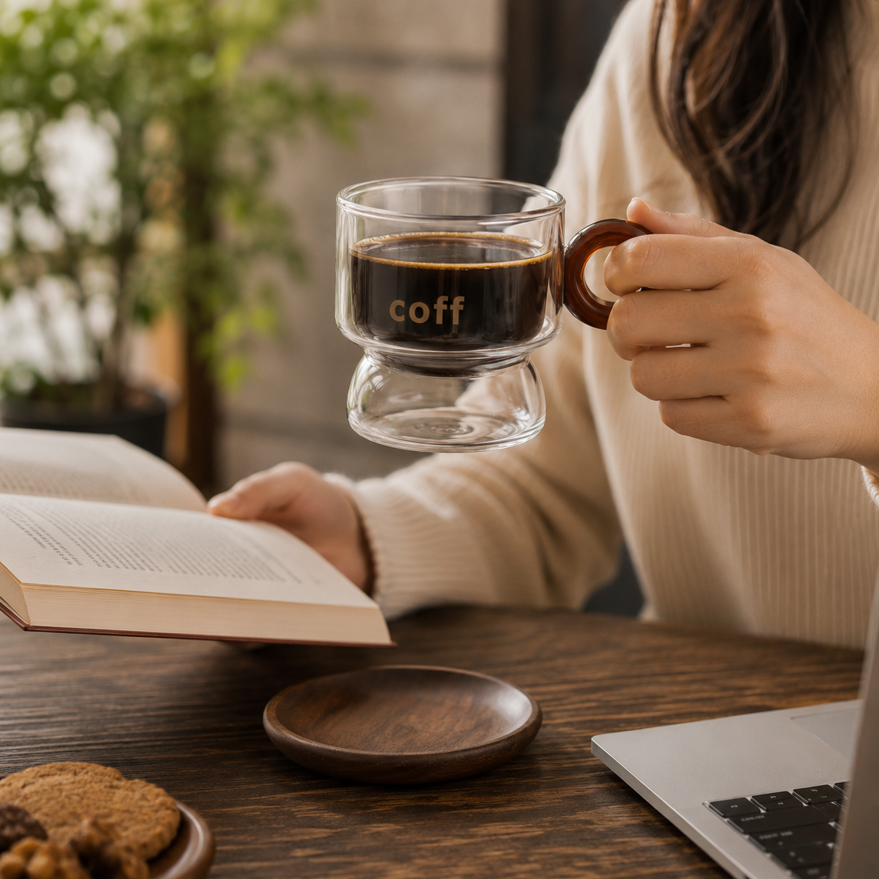 Modern Glass Coffee Cup(YM155)