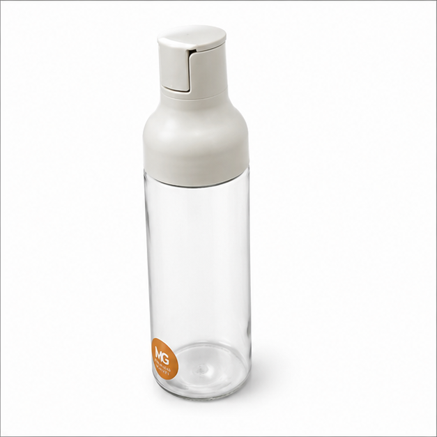 Glass Oil Dispenser Bottle with Flip-Top Pour Spout (YM2759)