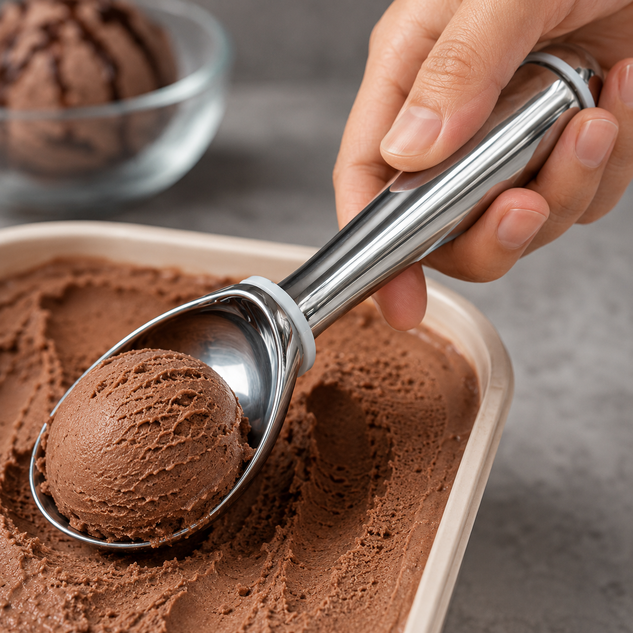 Premium Stainless Steel Ice Cream Spoon(YM1075)