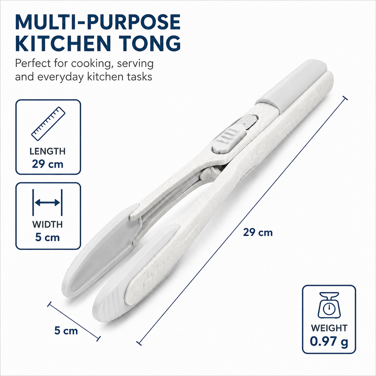 Premium Multi-Purpose Kitchen Tong(YM939)